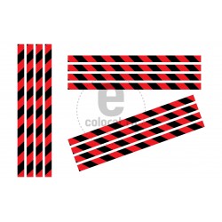 Banda de Marcaj Negru Rosu