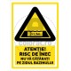 Atentie Risc de Inec Nu Va Catarati pe Zidul Bazinului