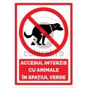 Accesul Interzis cu Animale in Spatiul Verde 4