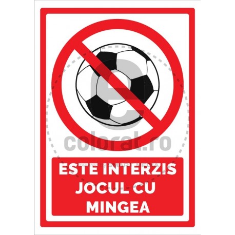Este Interzis Jocul cu Mingea