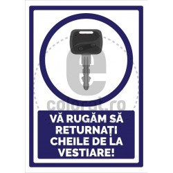 Va Rugam Sa Returnati Cheile De La Vestiare