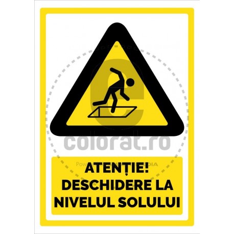 Atentie Deschidere la Nivelul Solului