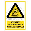 Atentie Deschidere la Nivelul Solului
