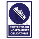 Protectie Cu Incaltaminte Obligatorie