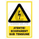 Atentie Echipament sub Tensiune