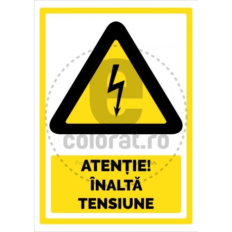 Atentie Inalta Tensiune