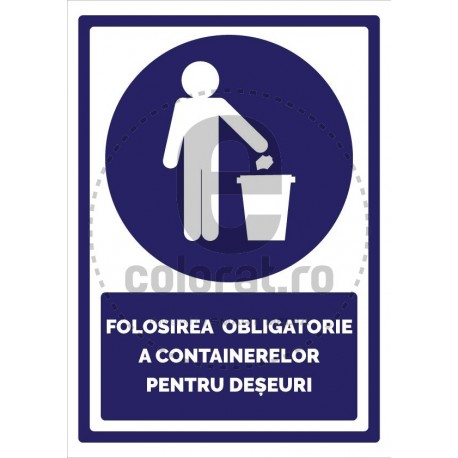 Folosirea Obligatorie a Containerelor pentru Deseuri