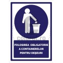Folosirea Obligatorie a Containerelor pentru Deseuri