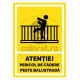 Atentie Pericol de Cadere Peste Balustrada B