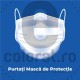 Sticker Purtati Masca de Protectie - Patrat