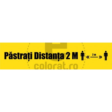 Pastrati Distanta 2 M - Banda V497 - Floor Graphics
