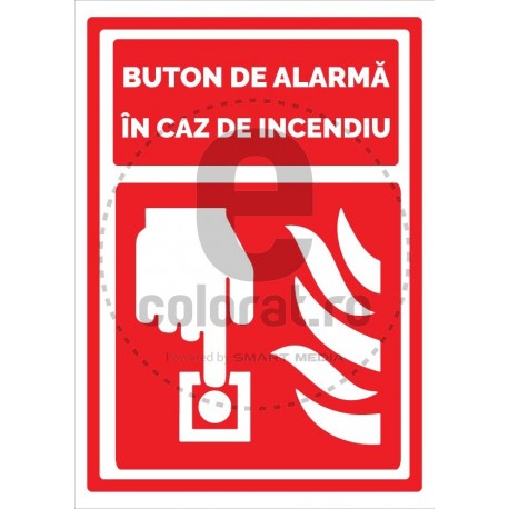 Arabic Tectonic dealer Buton de Alarma in Caz de Incendiu Directie Jos