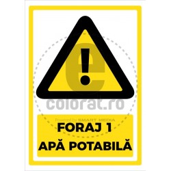 Foraj 1 Apa Potabila