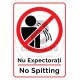 Nu Expectorati No Spitting