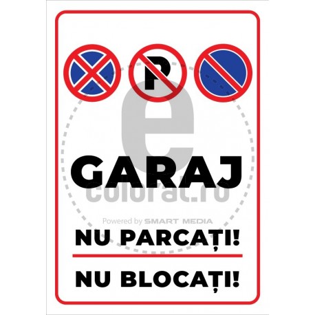 Garaj Nu Parcati Nu Blocati V3