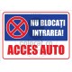 Nu Blocati Intrarea Acces Auto