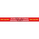 Va Rugam Sa Pastrati Distanta De Siguranta 1 m v813 Floor Graphics