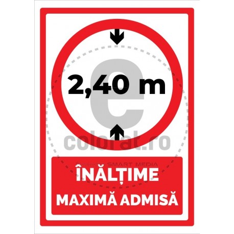 Inaltime Maxima Admisa
