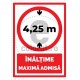 Inaltime Maxima Admisa 4.25 Metri