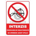 Interzis Persoanelor Neautorizate Sa Opereze Acest Utilaj