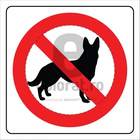 Accesul cu Caini Interzis