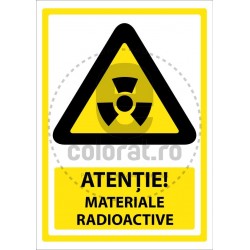 Atentie Materiale Radioactive
