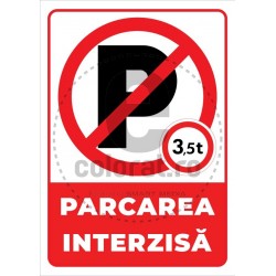 Parcare interzisa Autovehicule Peste 3.5 Tone v2