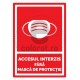 Accesul Interzis Fara Masca de Protectie