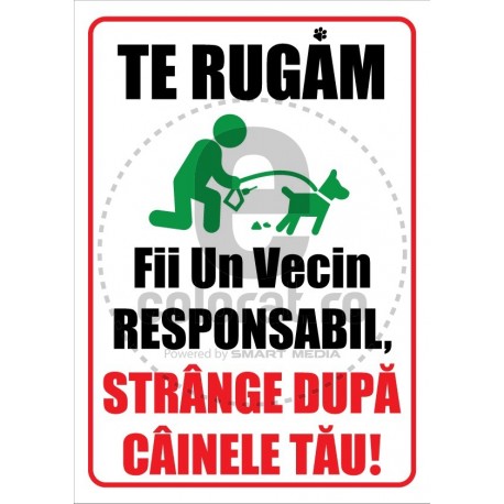 Te Rugam Fii Un Vecin Responsabil Strange Dupa Cainele Tau