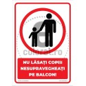 Nu Lasati Copiii Nesupravegheati pe Balcon