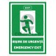 Iesire de Urgenta Emergency Exit Bilingv