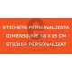 Eticheta Personalizata 30 x 15 cm