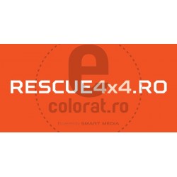 Rescue 4x4 RO Eticheta Personalizata 30 x 15 cm