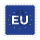 Sticker Indicativ Auto P Tara Uniunea Europeana UE EU