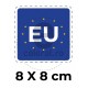 Sticker Indicativ Auto P Tara Uniunea Europeana UE EU