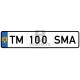 Stema Romania Autocolant Sticker Numar Auto