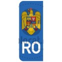 Stema Romania RO Autocolant Sticker Numar Auto