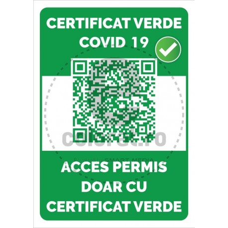 Acces Permis Doar Cu Certificat Verde ec957