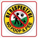 Be Respectful No Poop And Pee P ec1620