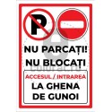 Nu Parcati Nu Blocati Accesul Intrarea La Ghena de Gunoi v1182
