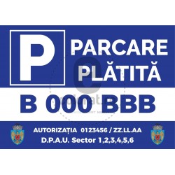 Parcare Platita Nr Auto Autorizatie Nr DPAU Sector