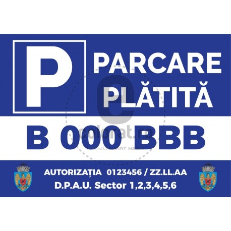 Parcare Platita Nr Auto Autorizatie Nr DPAU Sector