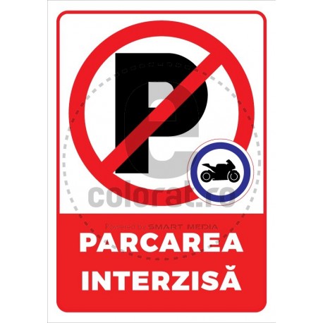 Parcarea Interzisa Acces Permis Moto v1187