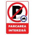 Parcarea Interzisa Acces Permis Moto v1187