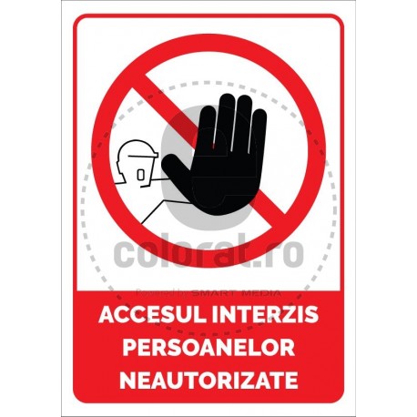 Accesul Interzis Persoanelor Neautorizate V2