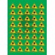 Sticker Atentie Laser - Set 40 Bucati (3.5 cm x 3 cm / buc.)