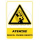 Atentie Pericol Cadere Obiecte