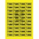 Sticker 230V - Set 40 Bucati (4.2 cm x 2.2 cm / buc.)