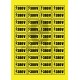 Sticker 380V - Set 40 Bucati (4.2 cm x 2.2 cm / buc.)