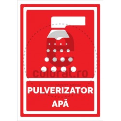 Pulverizator Apa